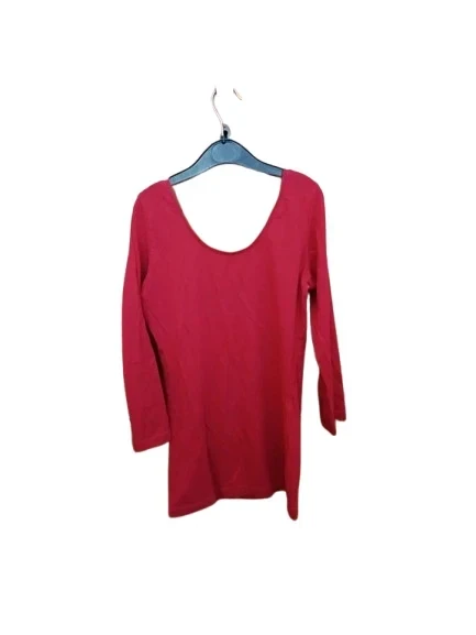 T-shirt rouge Stradivarius Taille S col bateau – photo 2